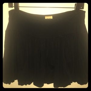 Ella Moss short black bubble skirt